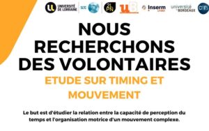 Looking for participants – a study on timing and movement